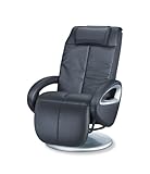 Beurer MC 3800 Shiatsu-Massagesessel, Massagestuhl für eine wohltuende Entspannungs-Massage von Rücken und Beinen, mit Vibrationsmassage, schwarz