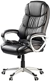 Newgen Medicals Bürostuhl: Bequemer Büro-Chef-Sessel mit Vibrations-Massagefunktion (Chefsessel)