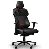 BACKFORCE One – Premium Gaming Stuhl/Schreibtischstuhl mit optimaler Ergonomie für langes Sitzen – Gaming Chair Made in Germany – Entwickelt mit E-Sports Profis für Gamer (Rot)